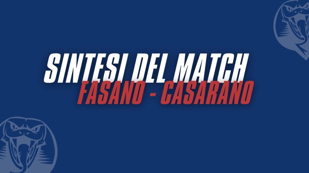 Fasano-CASARANO: riviviamo il&nbsp;match