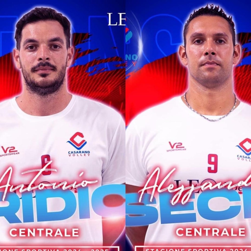 Due nuovi centrali per il Casarano&nbsp;volley