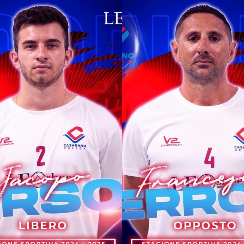 L’esperienza di Perrone e il giovane Urso per il Casarano&nbsp;volley